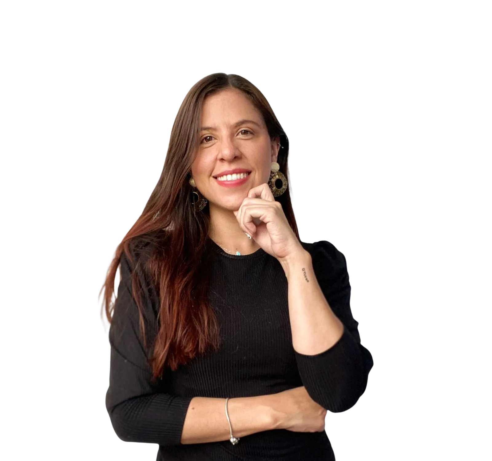 Xime Vargas sonriendo